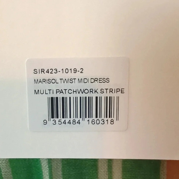 SIR . Multi Patchwork Midi Dress NWT. Size 2 - Picture 7 of 16